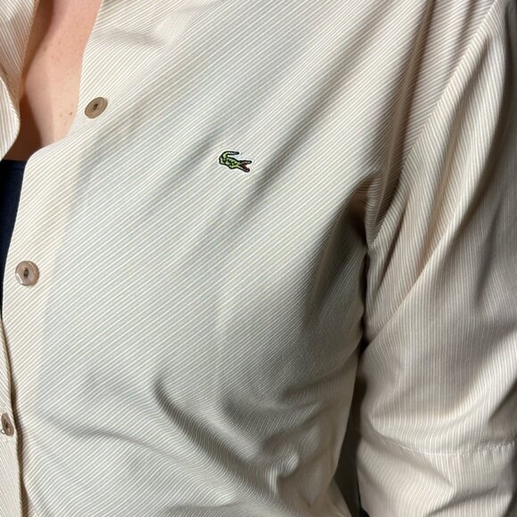 LACOSTE Fitted Women's Top - Pin striped - Picture 7 of 7